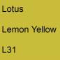 Preview: Lotus, Lemon Yellow, L31.